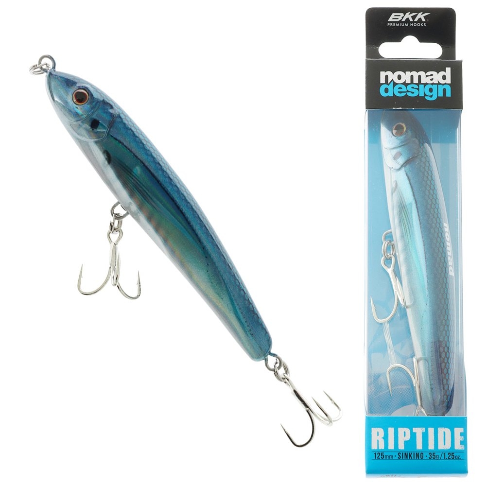 Nomad Design Riptide Sinking Stickbait 125mm Blue Koheru