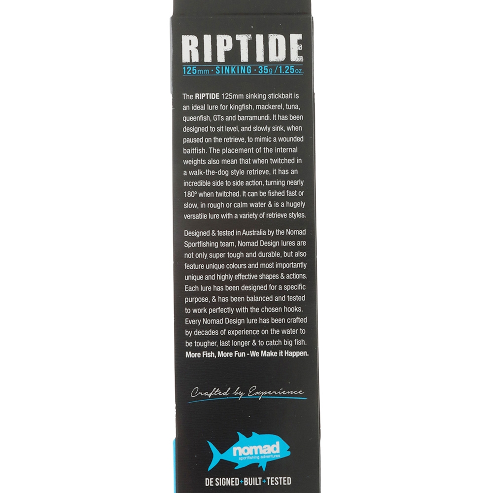 Nomad Design Riptide Sinking Stickbait 125mm Jack Mackerel
