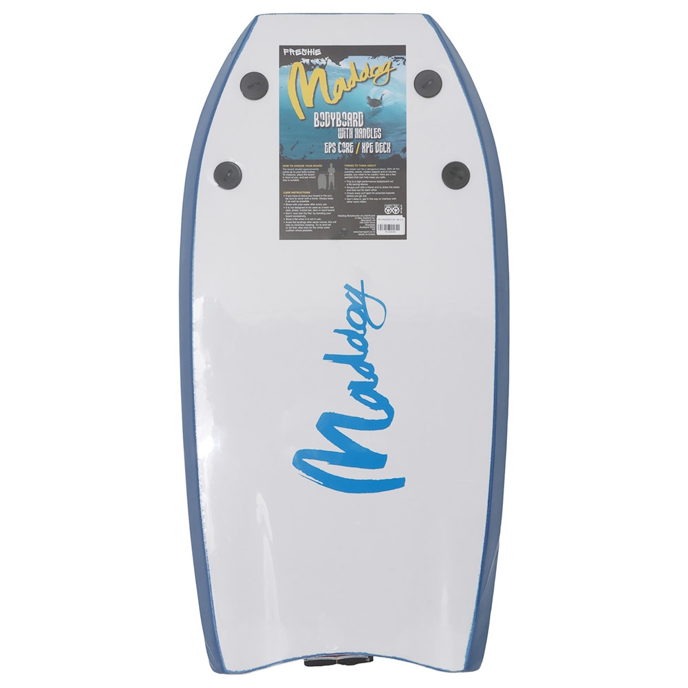 Maddog Freshie Bodyboard with Handles 37in Blue