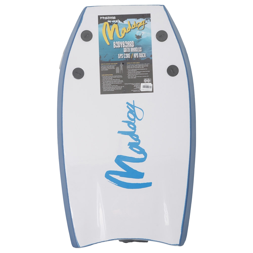 Maddog Freshie Bodyboard with Handles 33in Blue