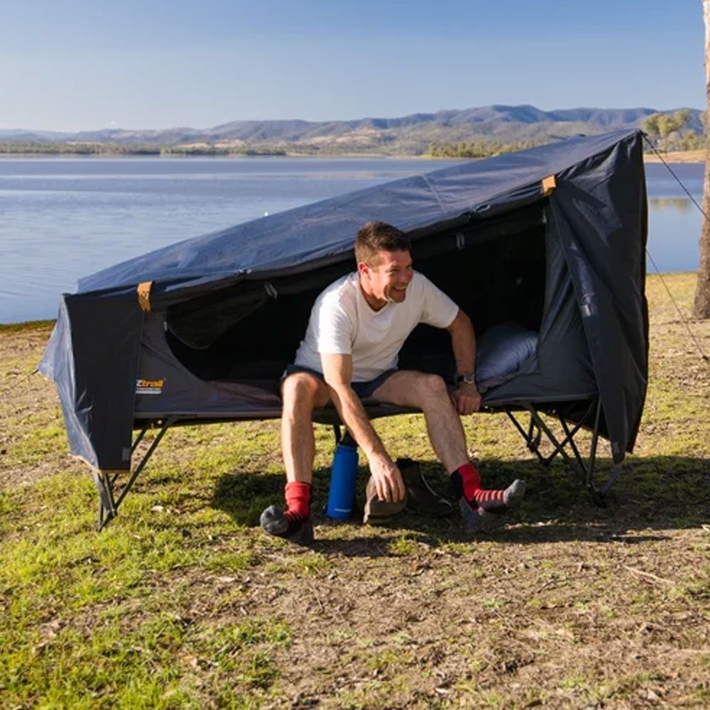 OZtrail Easy Fold BlockOut Lumos Stretcher Tent 1 Person