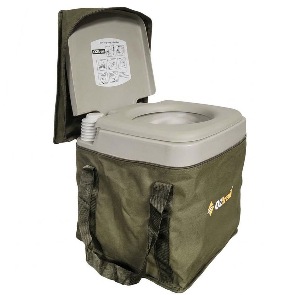 OZtrail Canvas Portable Toilet Carry Bag 39 x 43 x 44cm