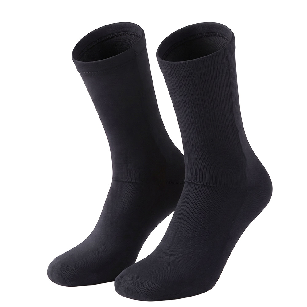 Black Shag Merino Quarter Hiking Socks Black 