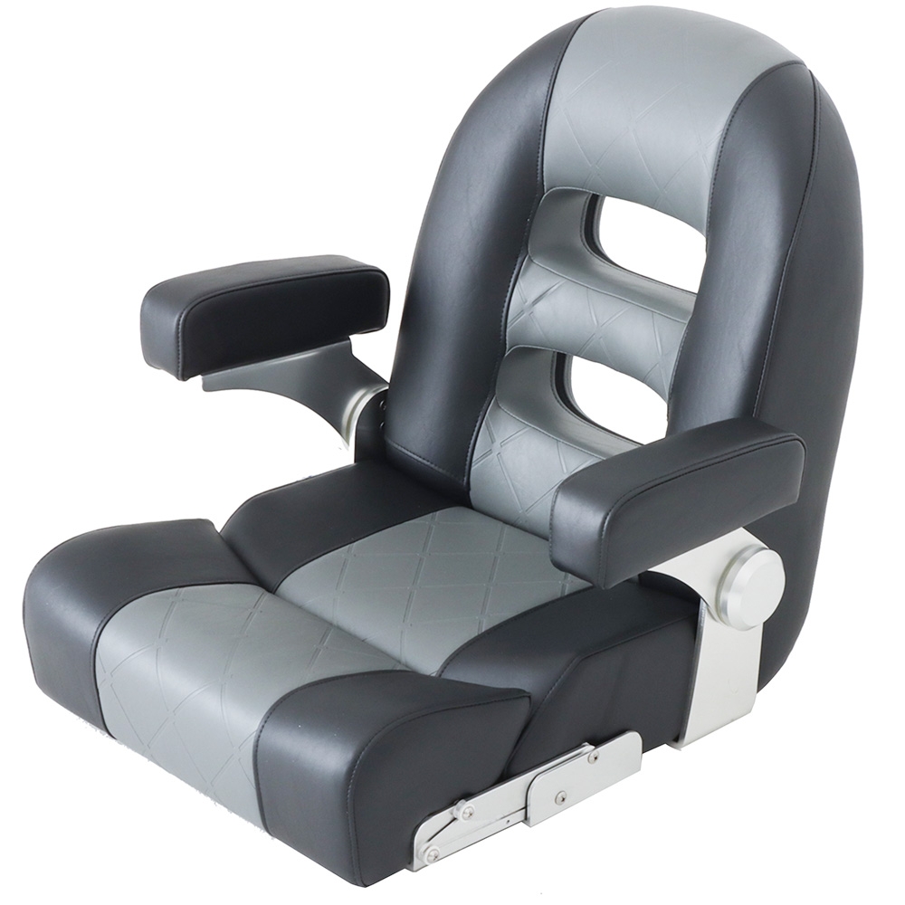 BLA Deluxe Flip Up Helm Seat Black/Grey