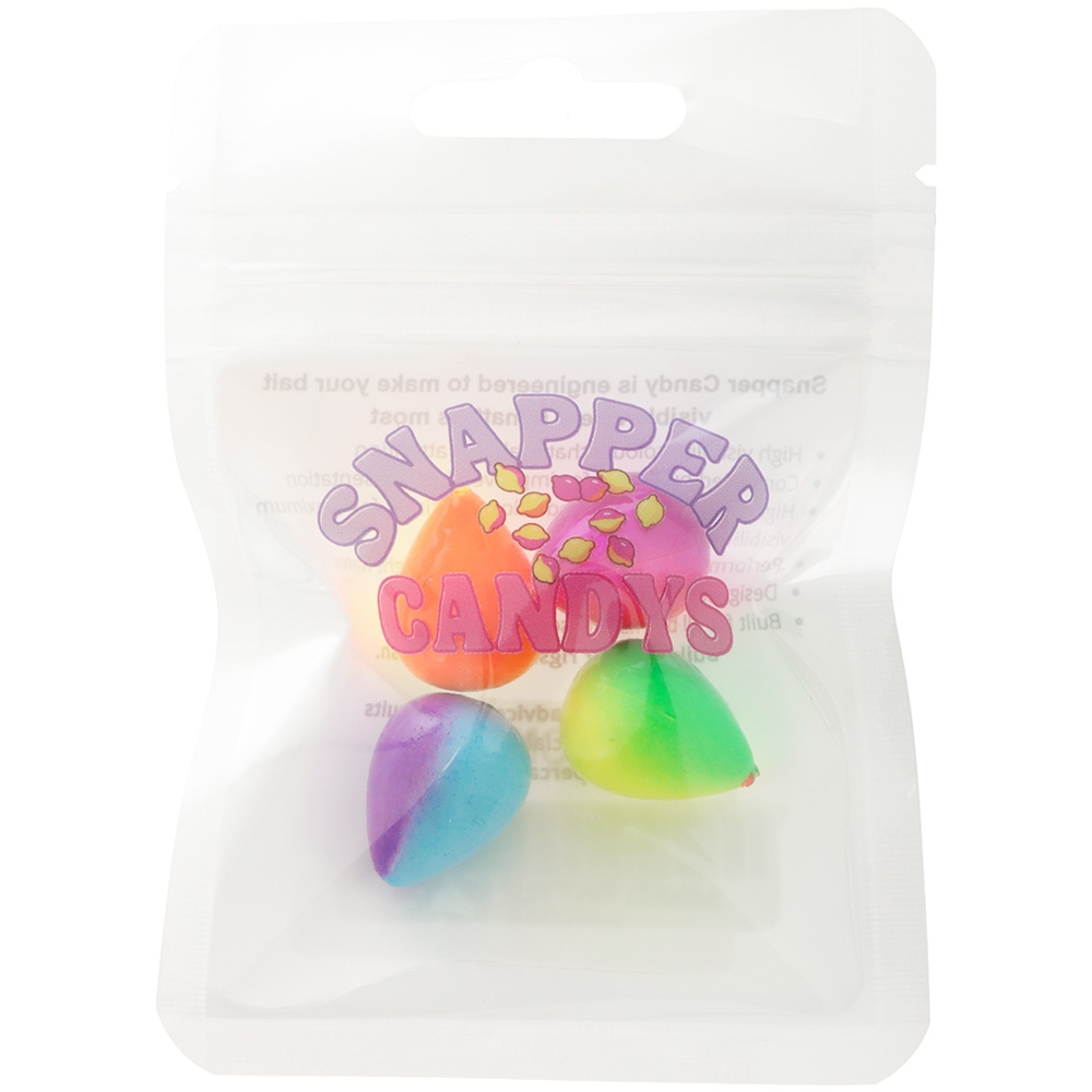 Snapper Candy Contrast Rattle Mixed Floats 4 Pack