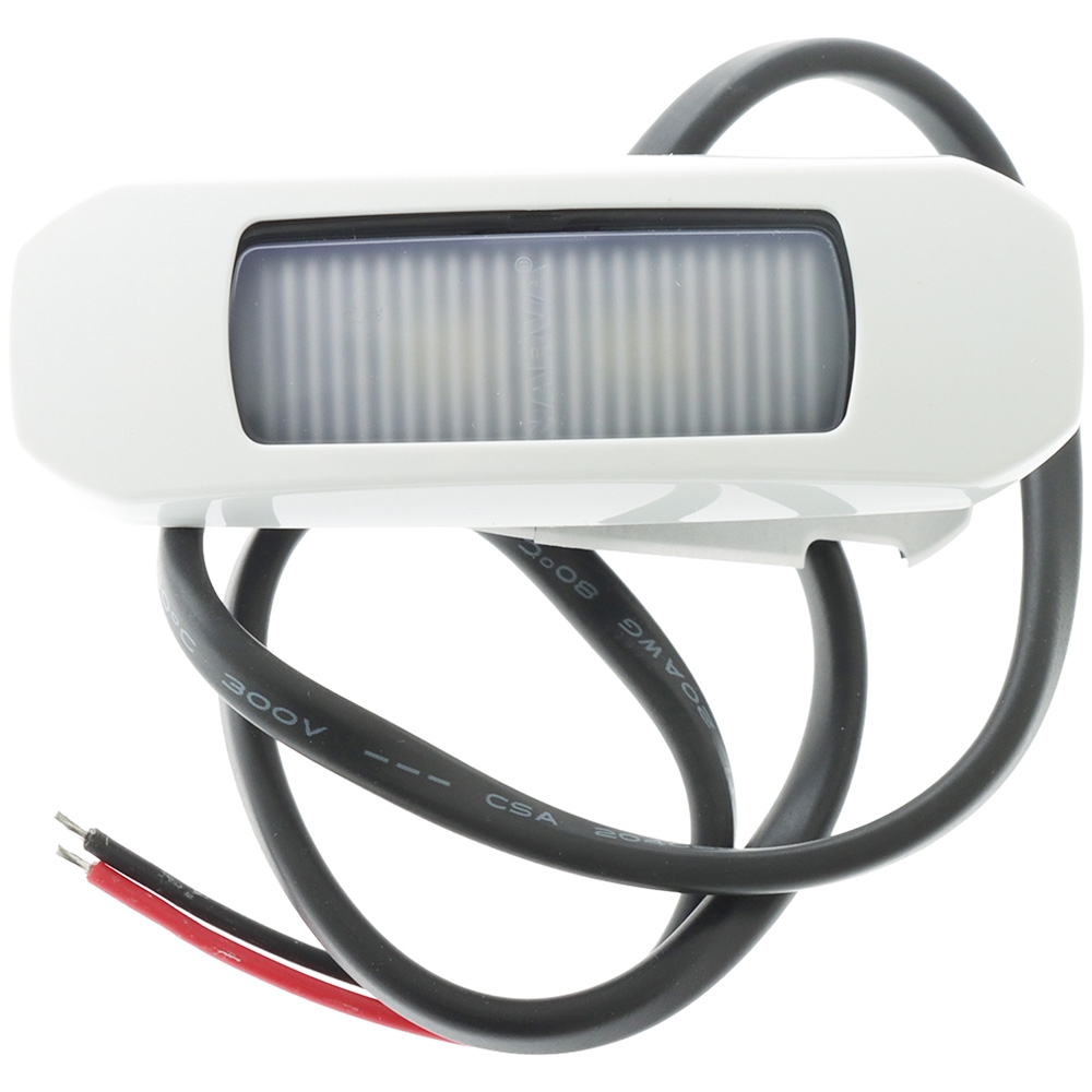 Narva Model 68 LED Courtesy Lamp White Bezel 9-33V