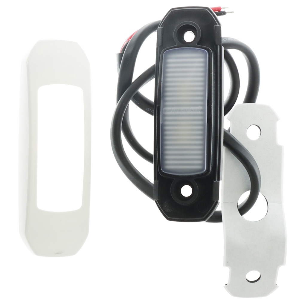 Narva Model 68 LED Courtesy Lamp White Bezel 9-33V