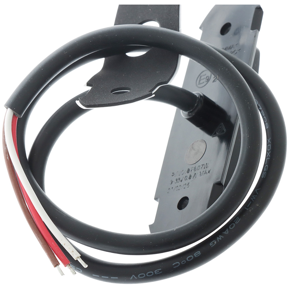 Narva Model 68 LED Courtesy Lamp White Bezel Blue/White Light 9-33V