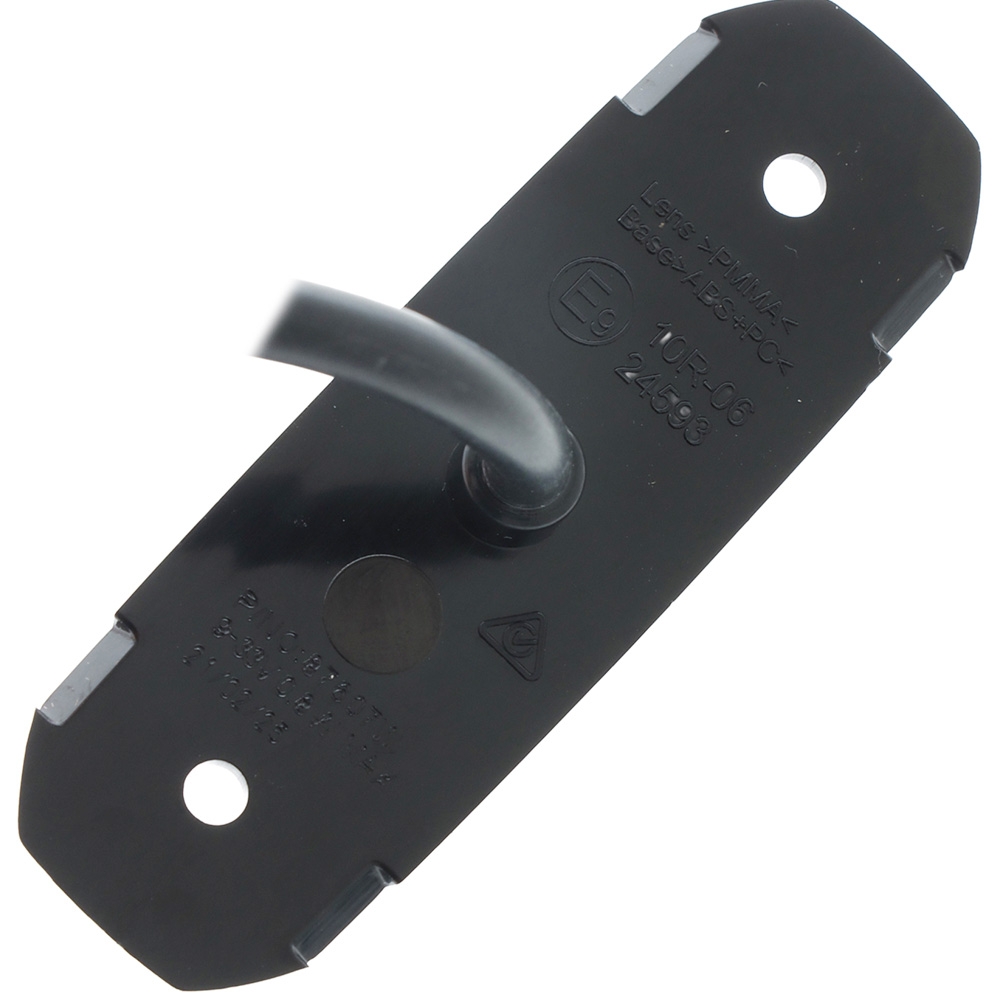 Narva Model 68 LED Courtesy Lamp White Bezel Blue/White Light 9-33V