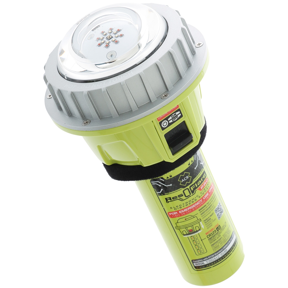 ACR ResQFlare PRO Electronic Boat Flare eVDSD with Daytime Distress Flag