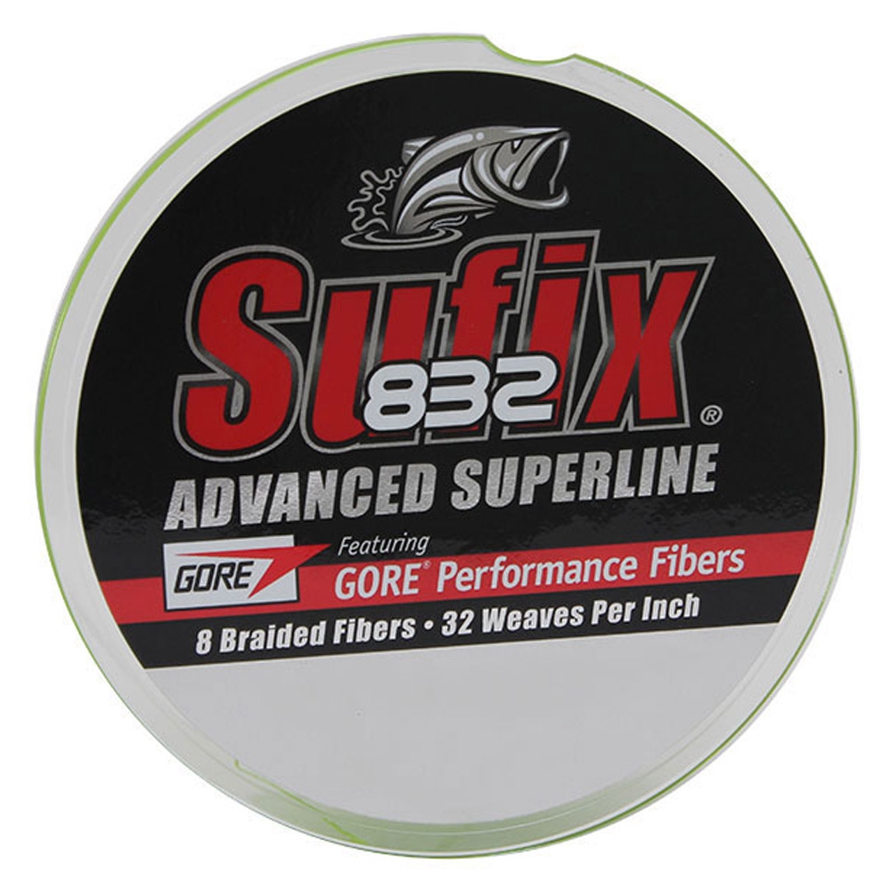 Sufix 832 Advanced Superline Braid Neon Lime 3500yds