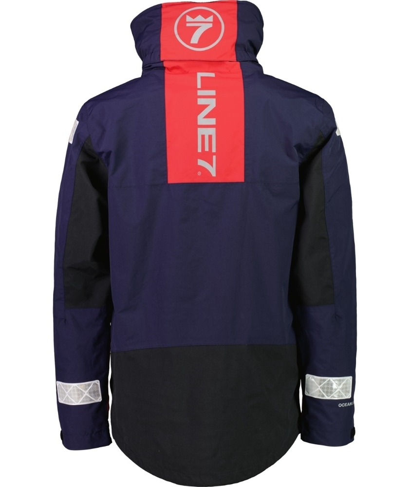 Line 7 Ocean Wave15 Waterproof Mens Jacket Navy/Red