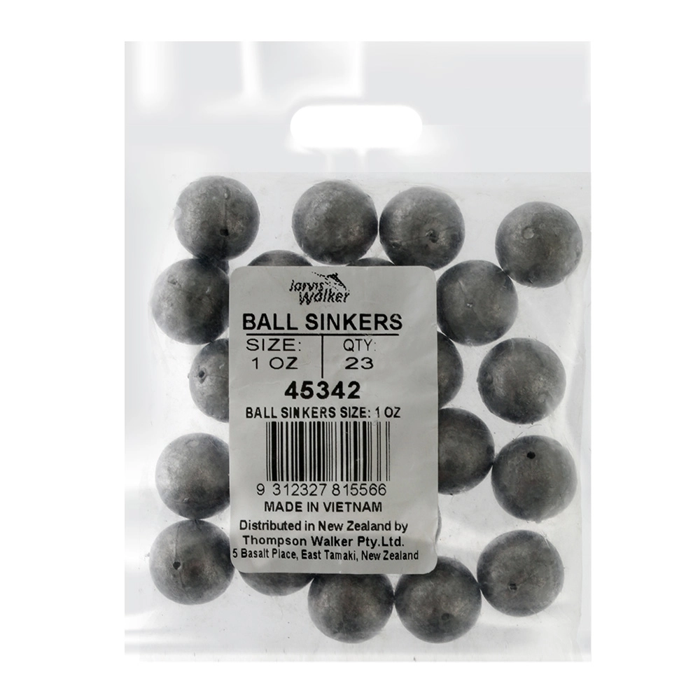 Jarvis Walker Ball Sinkers Bulk Pack 1oz Qty 23 Jarvis Walker Ball Sinkers Bulk Pack 1oz Qty 23