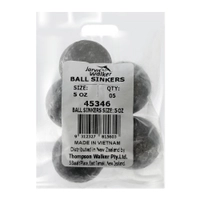 Jarvis Walker Ball Sinkers Bulk Pack 5oz Qty 5 Thumbnail Jarvis Walker Ball Sinkers Bulk Pack 5oz Qty 5