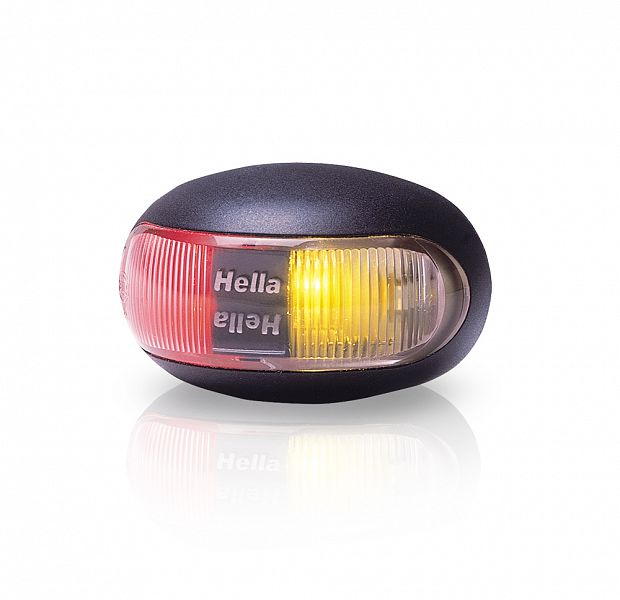 Hella Marine DuraLED Trailer Side Marker Lamp Red/Amber