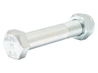Trojan Bolt and Nylock Nut 16mm Dia X 90mm