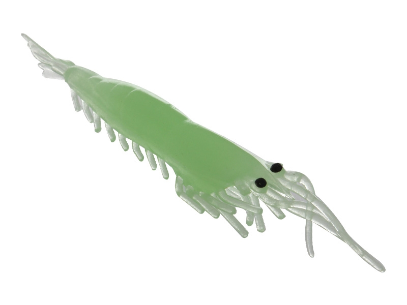Green Lumo Shrimper Lure 6pcs/pack 2.5in
