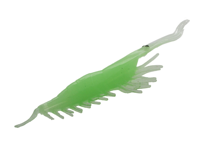 Green Lumo Shrimper Lure 6pcs/pack 2.5in