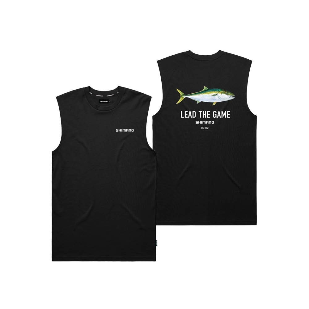 Shimano Lead The Game Mens Singlet Kingfish
