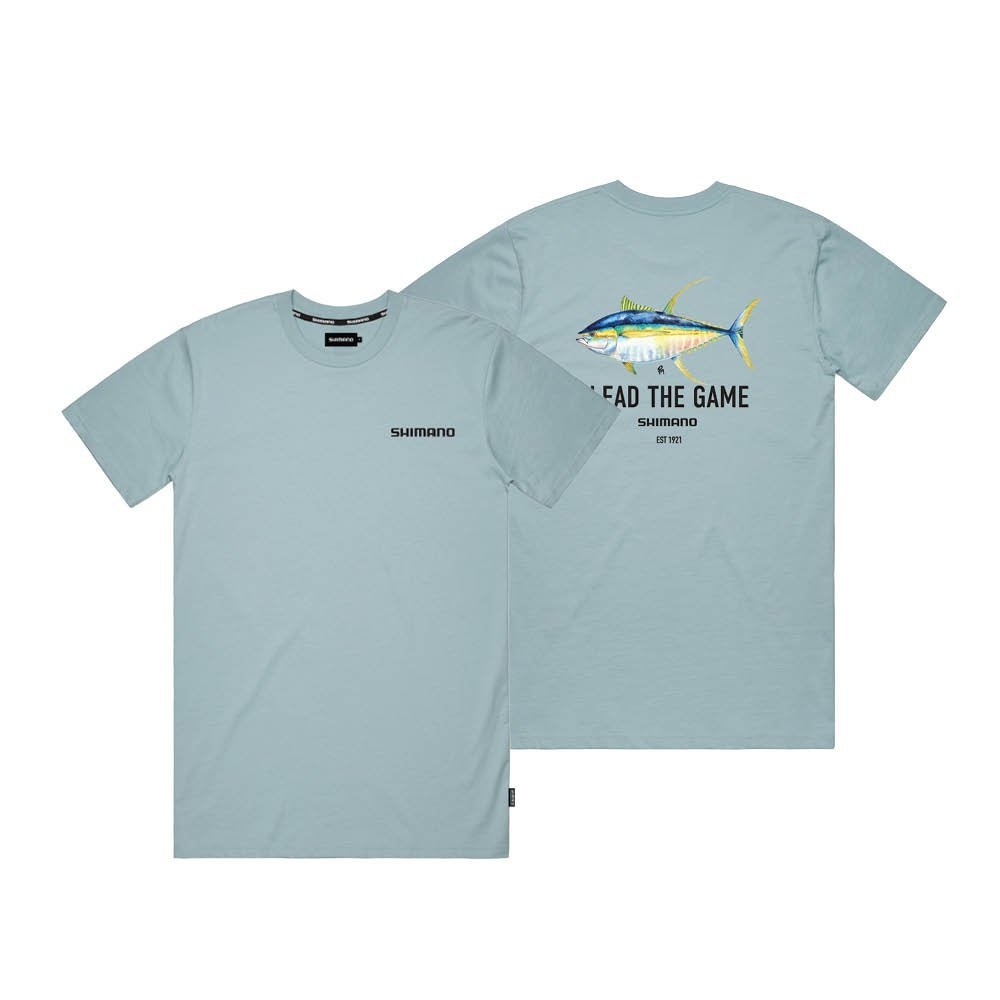 Shimano Lead The Game Mens T-Shirt Yellowfin