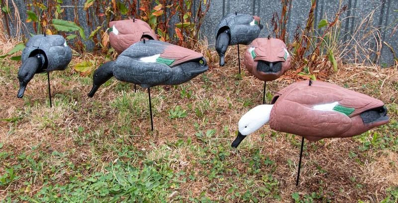 Game On Full Body Paradise Bobble Head Duck Decoy Set Qty 6