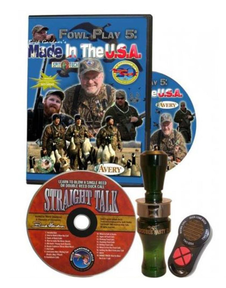 Buck Gardner Double Nasty Duck Call Coach Kit