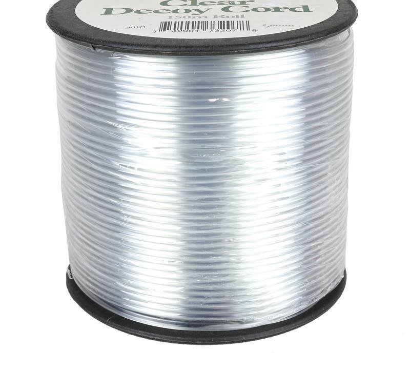 Game On Clear Decoy Cord 150m
