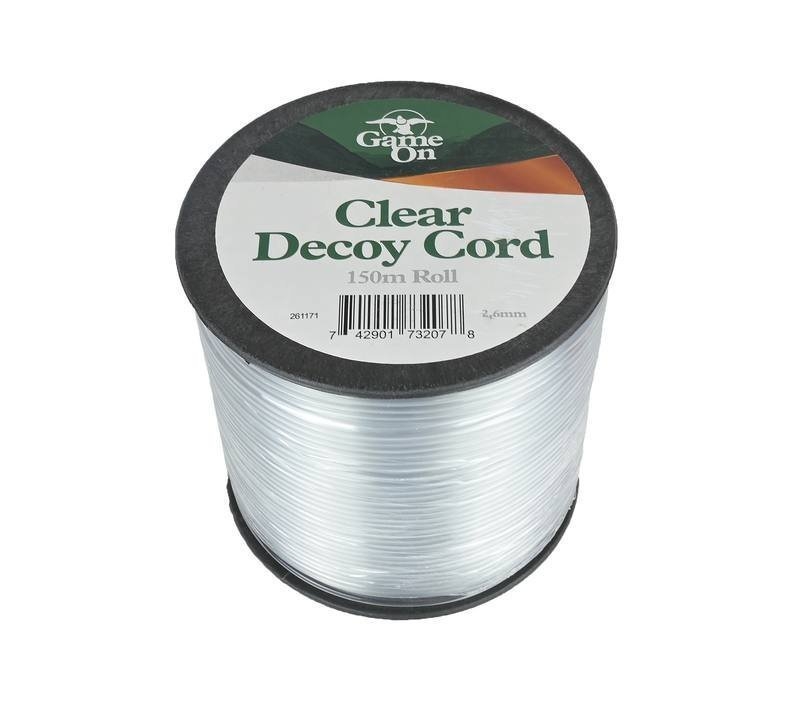 Game On Clear Decoy Cord 150m