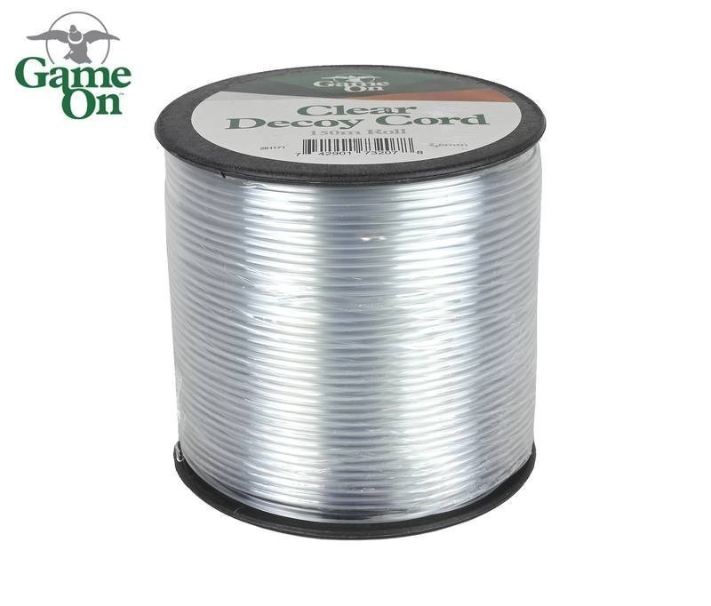 Game On Clear Decoy Cord 150m