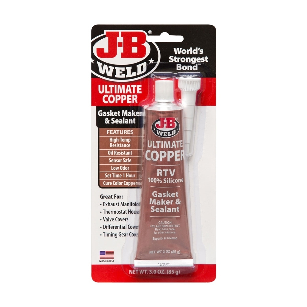J-B Weld Ultimate Copper Silicone - Gasket Maker 85g