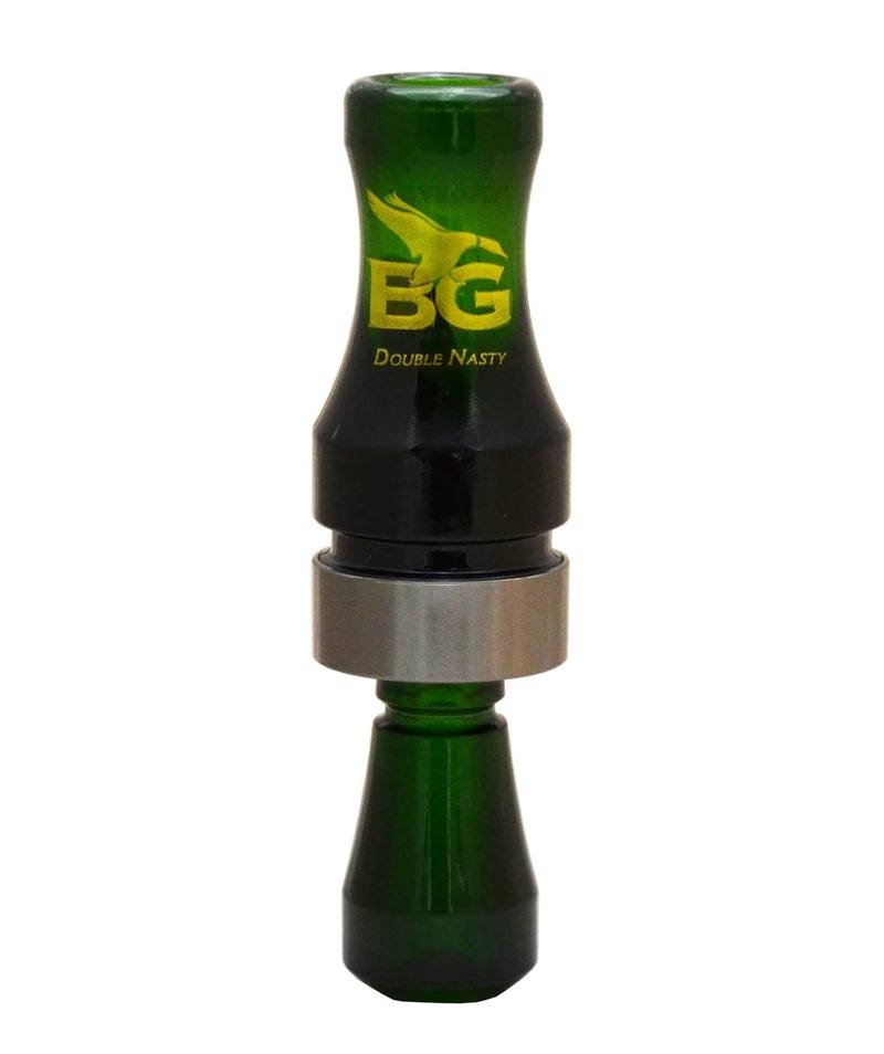 Buck Gardner Double Nasty Polycarbonate Duck Call Camo Green