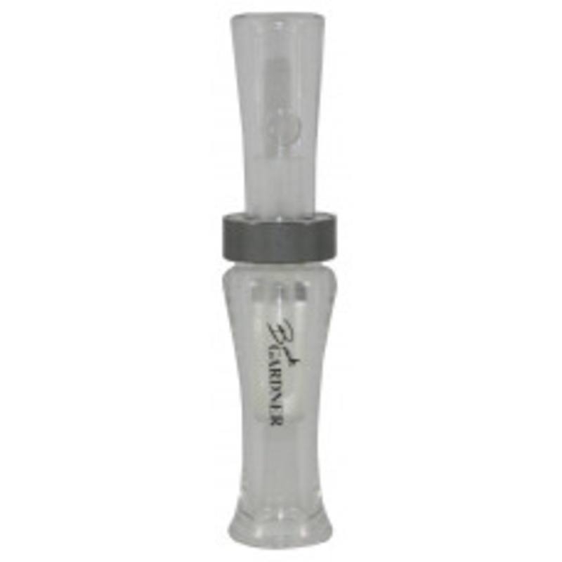 Buck Gardner Mallard Magic Double Reed Polycarbonate Duck Call Clear