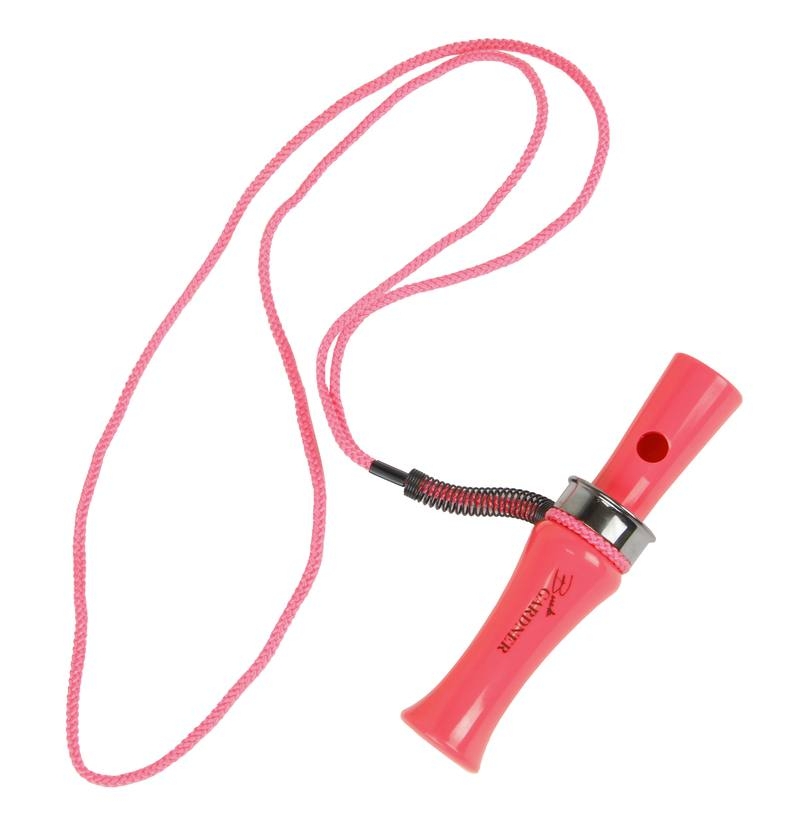 Buck Gardner 1 Call Lanyard with Spring Pink