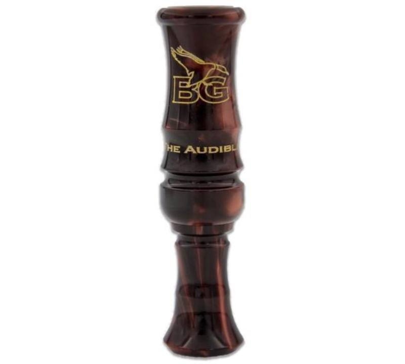 Buck Gardner The Audible Single Reed Acrylic Duck Call Black Cherry Pearl