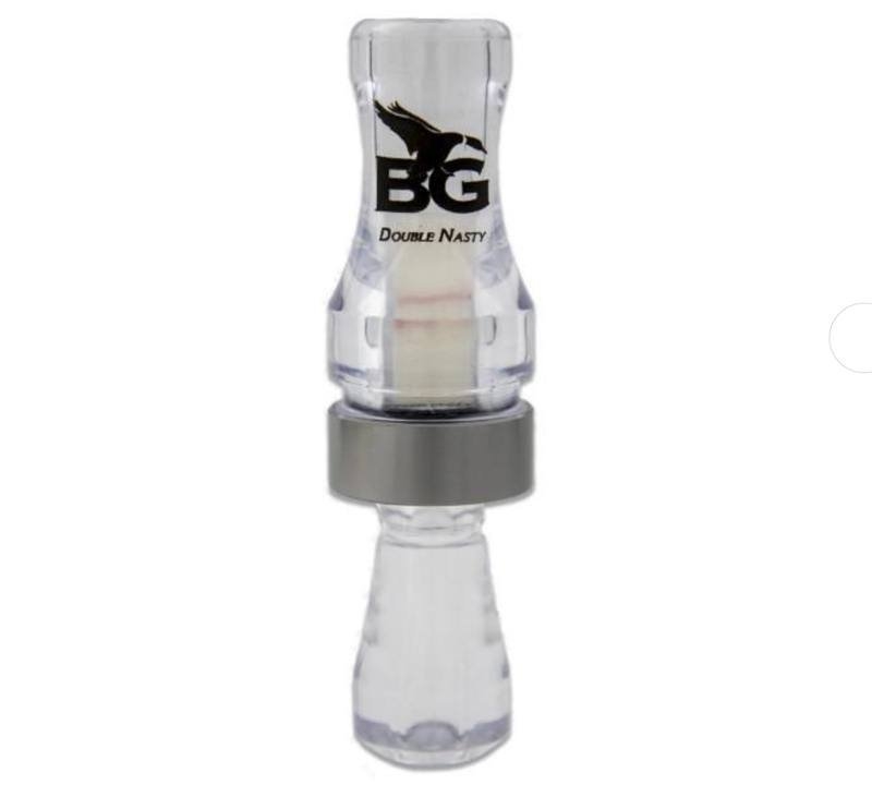 Buck Gardner Double Nasty Double Reed Poly Duck Call Clear
