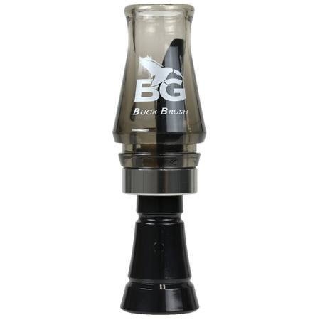 Buck Gardner Buck Brush Short Barrel Single Reed Poly Duck Call Smoke/Black