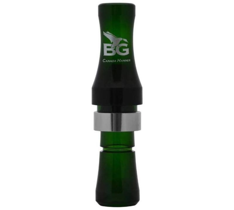 Buck Gardner Canada Hammer Poly Goose Call Camo Green