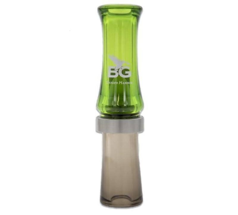 Buck Gardner Gander Hammer Poly Goose Call Camo Green/Smoke