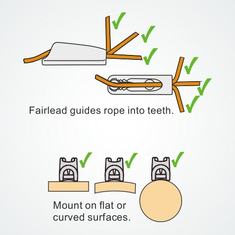 Clamcleat CL263 Nylon Micros Cleat