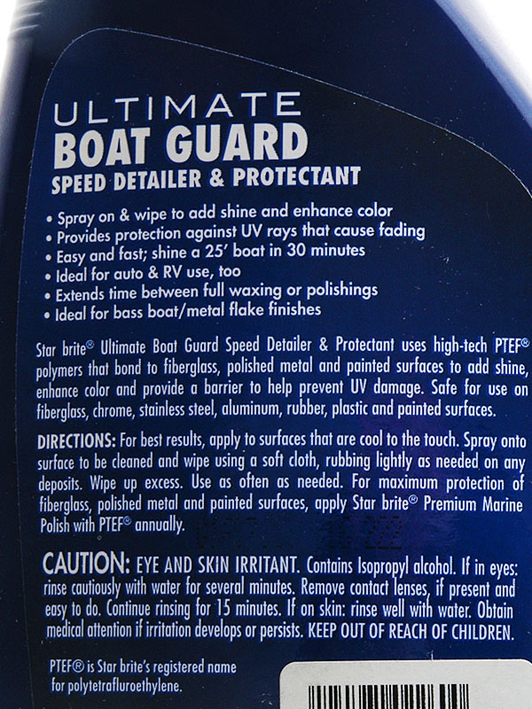Star Brite Boat Guard Speed Detailer and Protectant 650ml