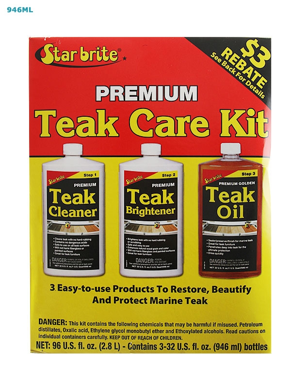Star Brite Premium Teak Care Kit