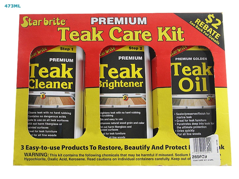 Star Brite Premium Teak Care Kit