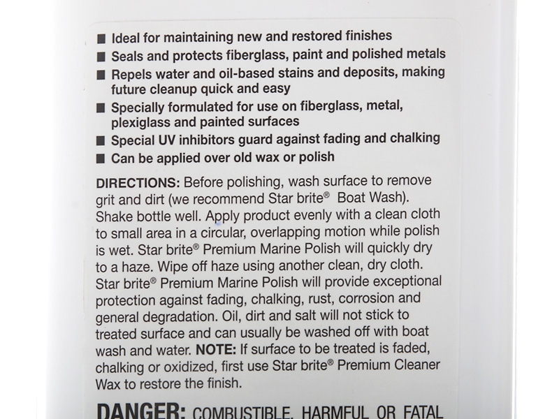 Star Brite Premium Marine Polish with PTEF 946ml