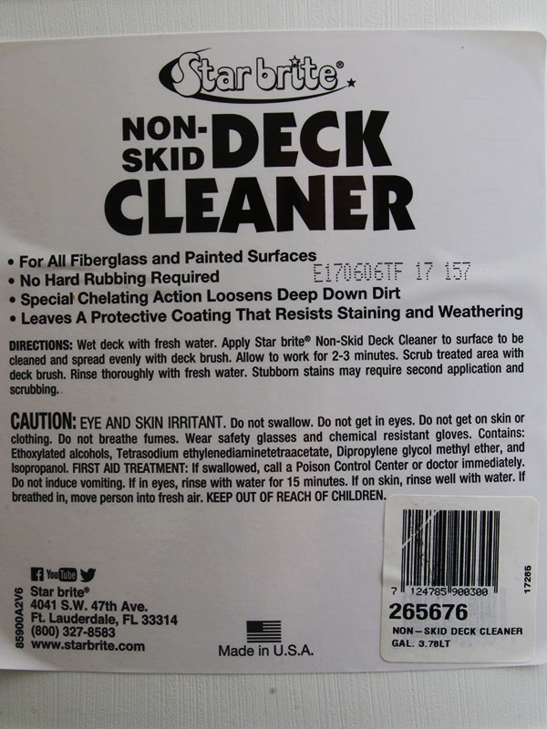 Star Brite Non-Skid Deck Cleaner with PTEF
