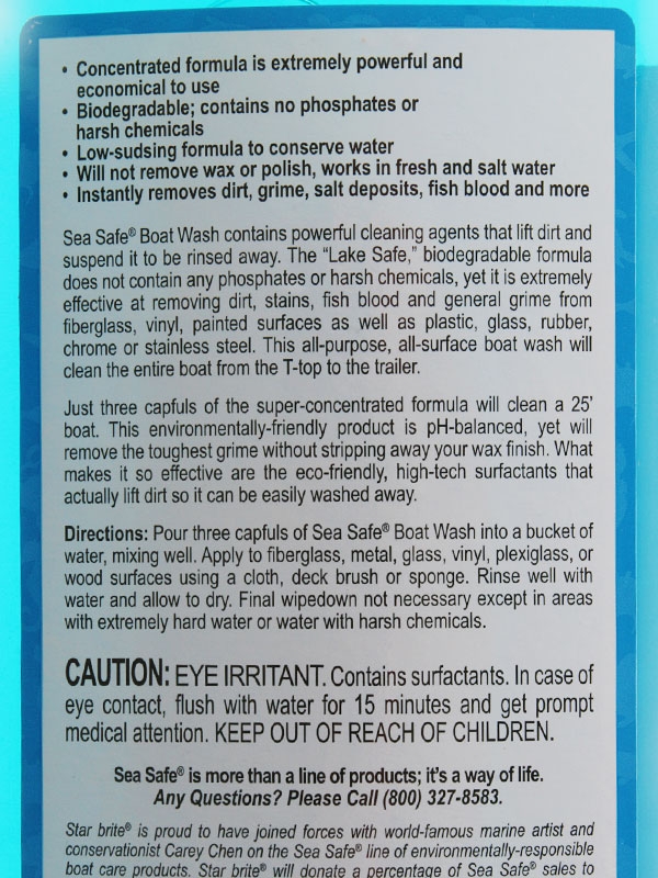 Star Brite Sea Safe Boat Wash 946ml