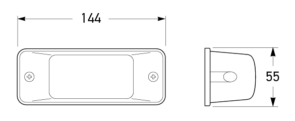 Hella Marine Cagt 6 Supplementary Side Direction Indicator Lamp 12v Right Side
