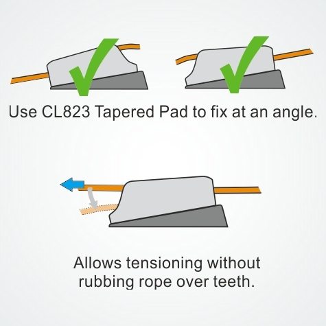 Clamcleat CL268AN Racing Micros Cleat Hard Anodised