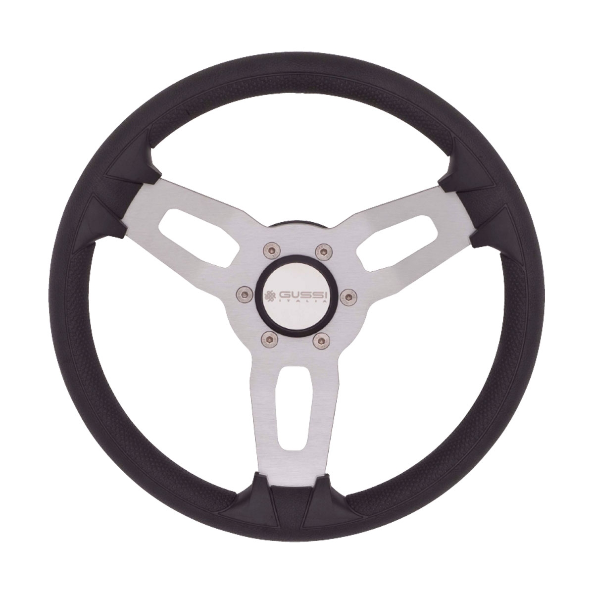 BLA Gussi Italia Steering Wheel Model 15 Three Spoke Aluminium