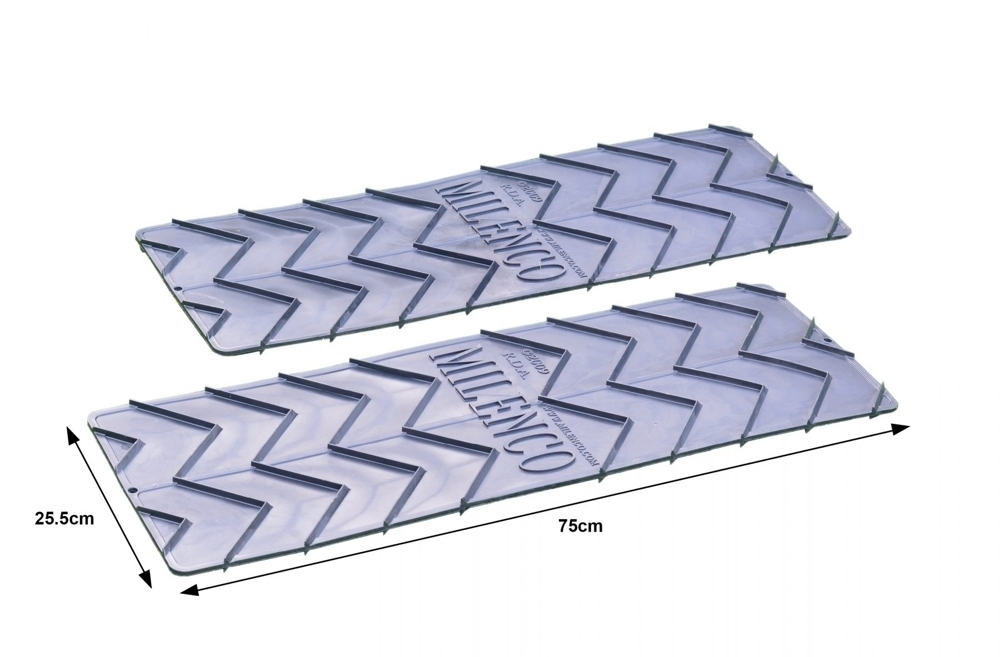 Milenco Grip Mat Tyre Recovery Traction Mats Qty 2