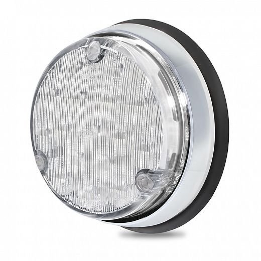 Hella Marine 110mm Round LED Reversing Lamp Chrome Base